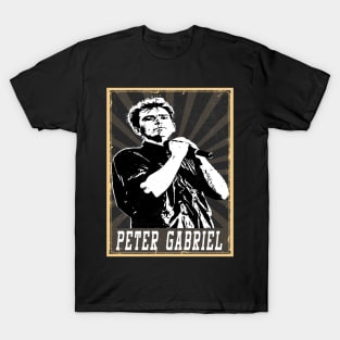 80s Style Peter Gabriel T-Shirt